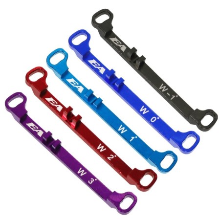 SP AL Wide Tie Rod Set(0,1,2,3,-1deg):MR03W