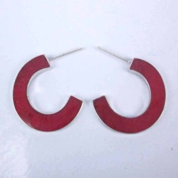 Earring Hoop Coral