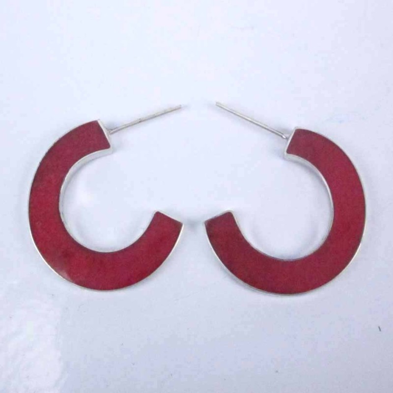 Earring Hoop Coral