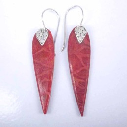 Earring Drop Coral