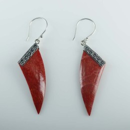 Earring Horn Coral