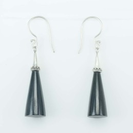 Earring Tube Wood