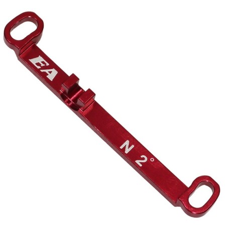 SP AL Narrow Tie Rod 2 Degree:KYOSHO MR03N