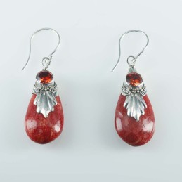 Earring Drop Coral