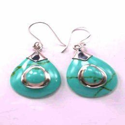 Earring Drop Turquoise
