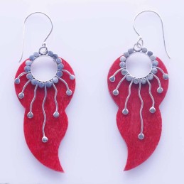 Earring Drop Coral