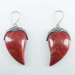 Earring Drop Coral