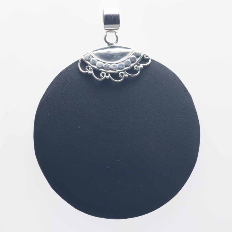 Pendant  Round 45mm. Volcano Stone
