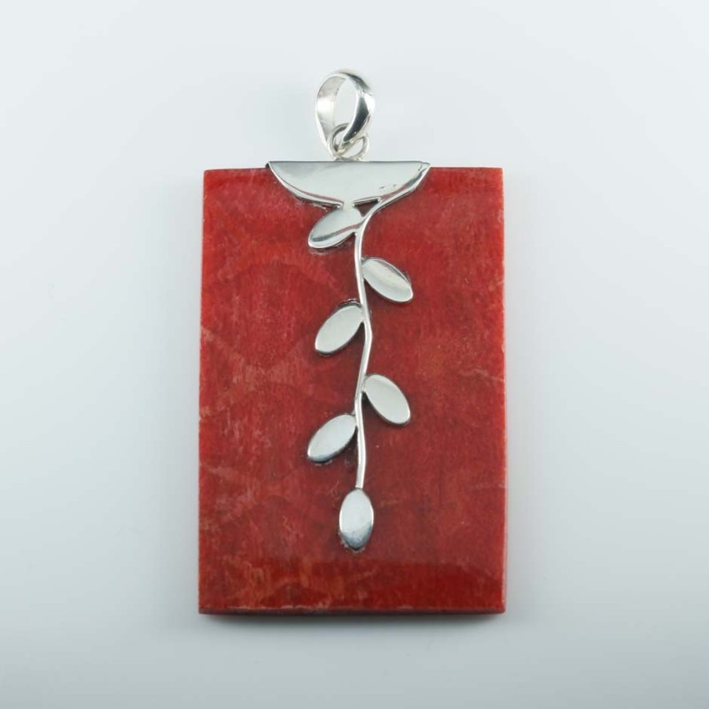 Pendant Rectangle Coral