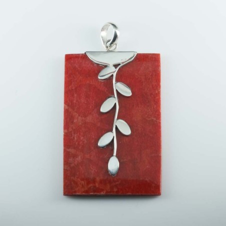 Pendant Rectangle Coral