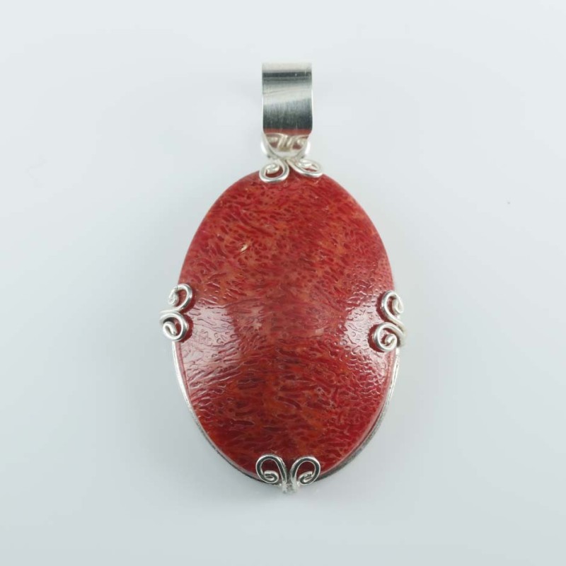 Pendant Oval Coral