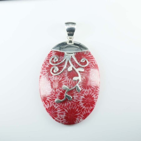 Pendant Oval Coral