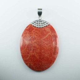 Pendant Oval Coral