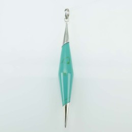 Pendant Rhombus Turquoise Color