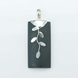 Pendant Rectangle Volcano Lava Stone