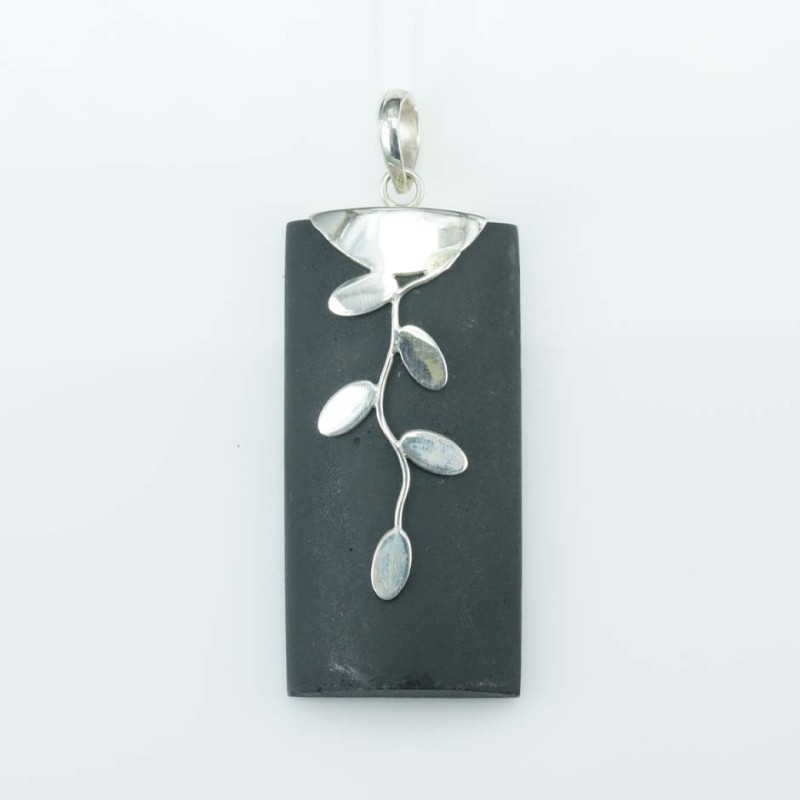 Pendant Rectangle Volcano Lava Stone