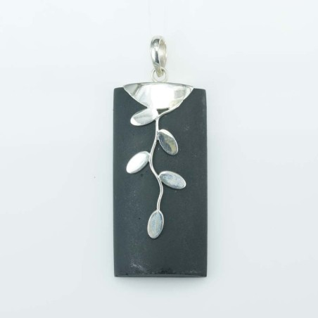 Pendant Rectangle Volcano Lava Stone