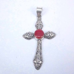 Pend. Cross Coral