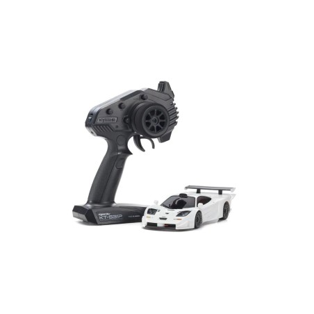 MINI-Z RWD McLaren F1 GTR White Readyset RTR 32332