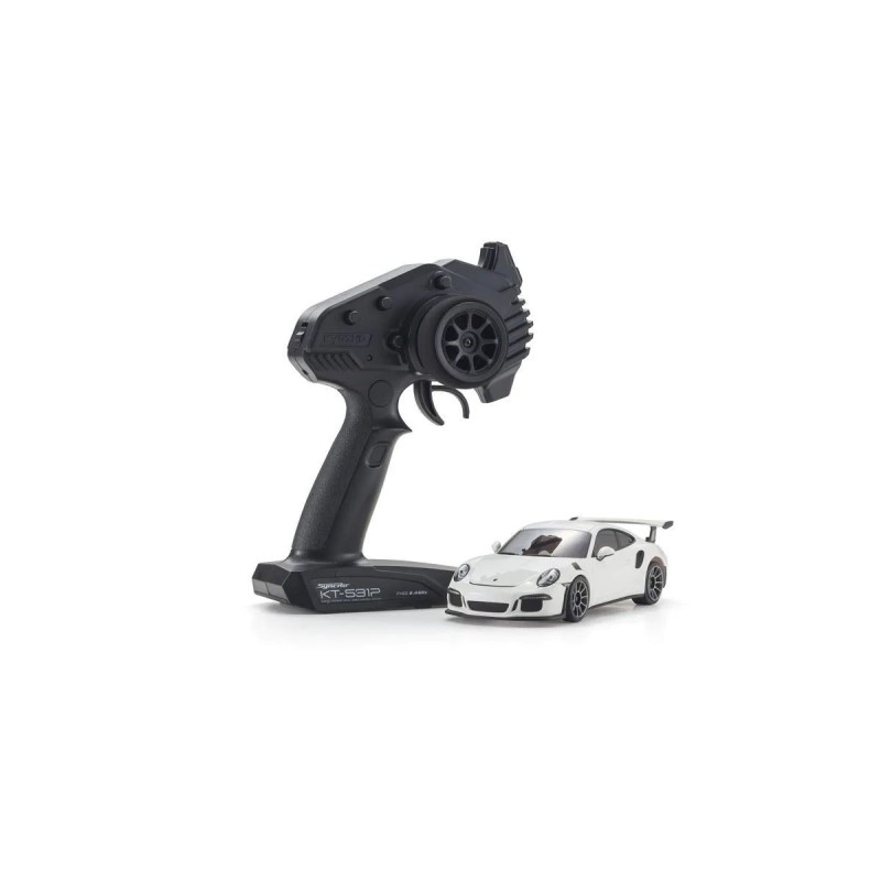 MINI-Z RWD Porsche 911 GT3 RS White Readyset RTR 3