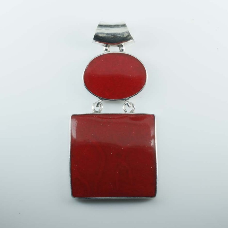 Pendant Oval Coral