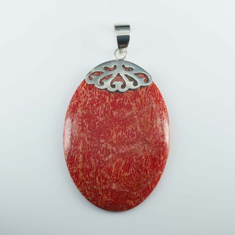 Pendant Oval Coral