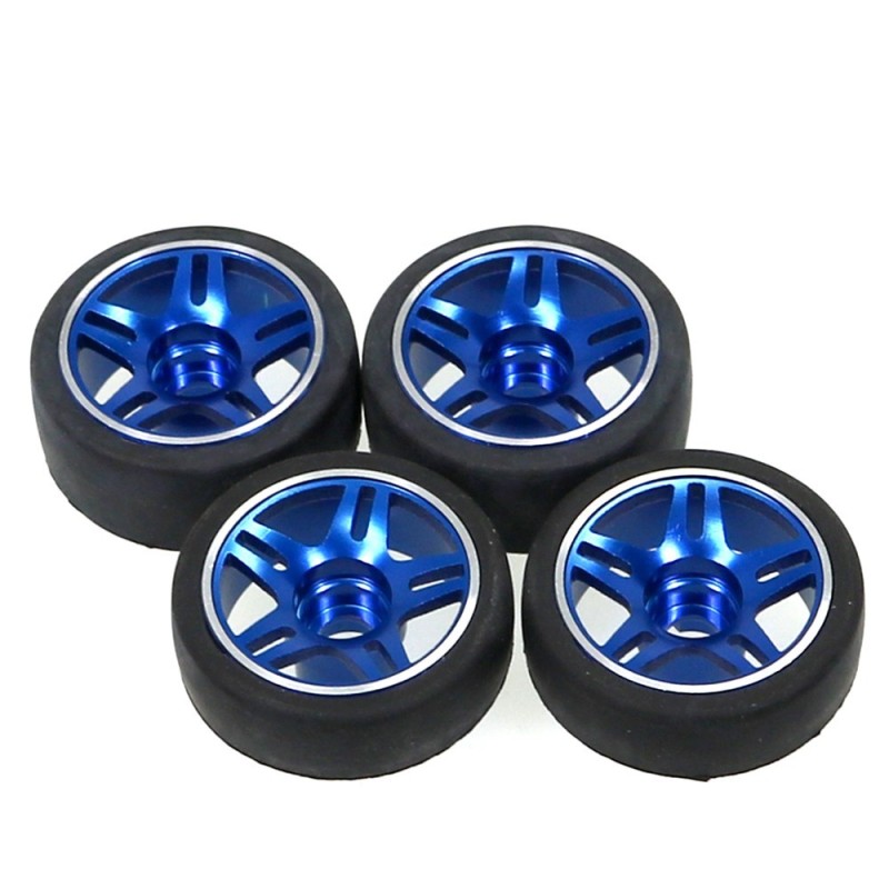 Wide wheel w/tire(Dual type)for Mini-z[BL]