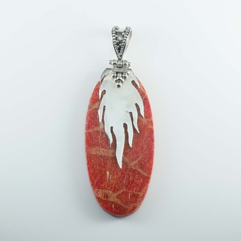 Pendant Oval Coral