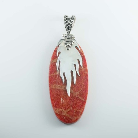 Pendant Oval Coral