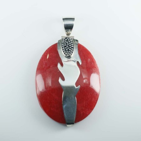 Pendant Oval Coral