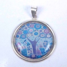 Pendant Round 28mm. Image Tree
