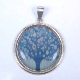 Pendant Round 28mm. Image Tree