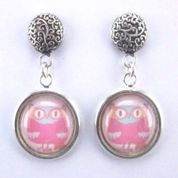 Earring Round with Photo Olw