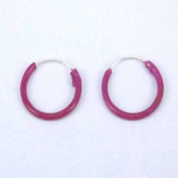 Ea Hoop 1.2X12mm. Ametisth Color
