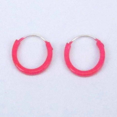 Ea Hoop flat 1.2X10mm. Fuccia color