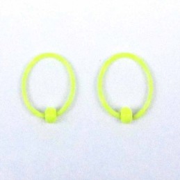 Ea Hoop Ball 8mm. Yellow color