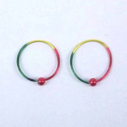 Ea Hoop Ball 10mm. Africa Color