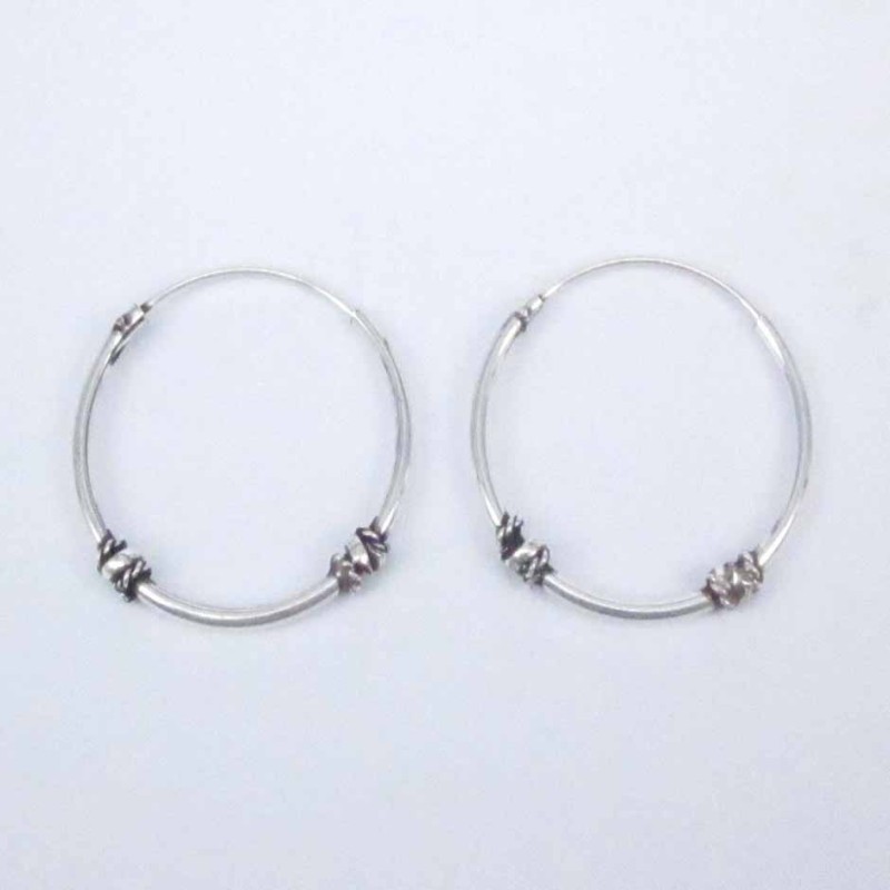 Ea Hoop 1.2X20mm. Bali style