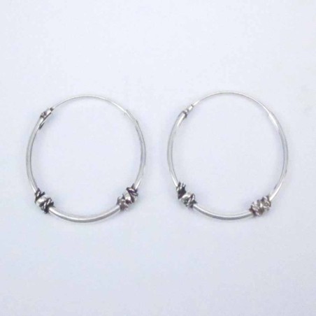 Ea Hoop 1.2X20mm. Bali style