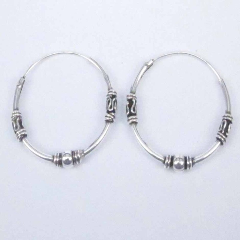 Ea Hoop 1.2X20mm. Bali style