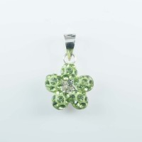 Pendant plum flower crystal