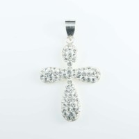 Pendant cross crystal