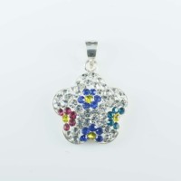 Pendant flower crystal