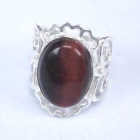 Rings Red Tiger Eye Stone