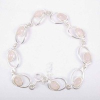 Bracelet Rose Quartz Stone