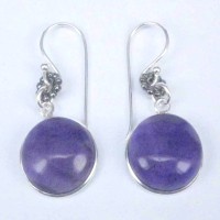 Earrings Amethyst Stone