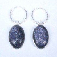 Earrings Blue Sun Stone