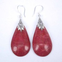 Earrings Coral