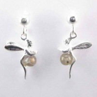 Earrings Labradorite Stone